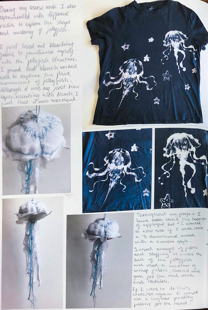 Jellyfish bleach t-shirt